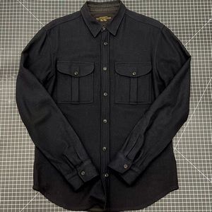 All Saints Mens Wool Shirt